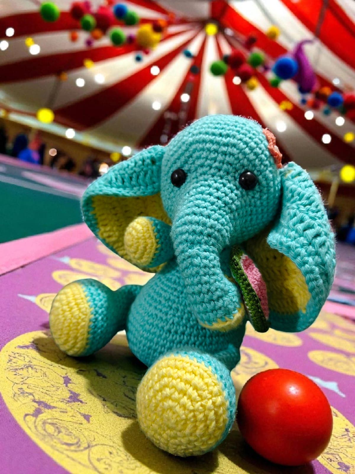 Handmade Crochet Elephant